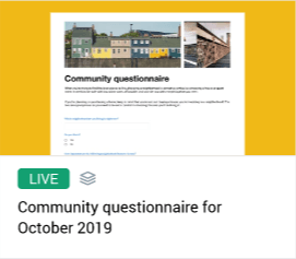 Live survey